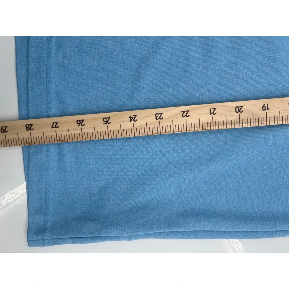 Adidas Mens XL Light Blue Heather Golf‎ Polo Shirt Short Sleeve Performance